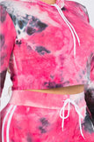Plus Size 2 Piece Crop Top Set