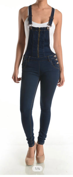 Slim fit Dark Rinse Wash Overall