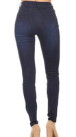 Plus size High Waist Super Stretch White Jeans