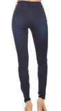 Plus size High Waist Super Stretch White Jeans