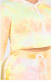Plus Size 2 Piece Crop Top Set