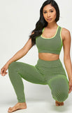 Green/ Black solid 2 piece set